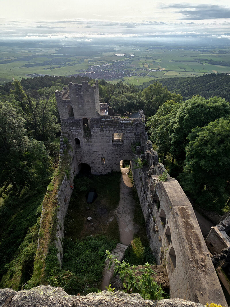 Bivouas dans un château en ruine - Vosges